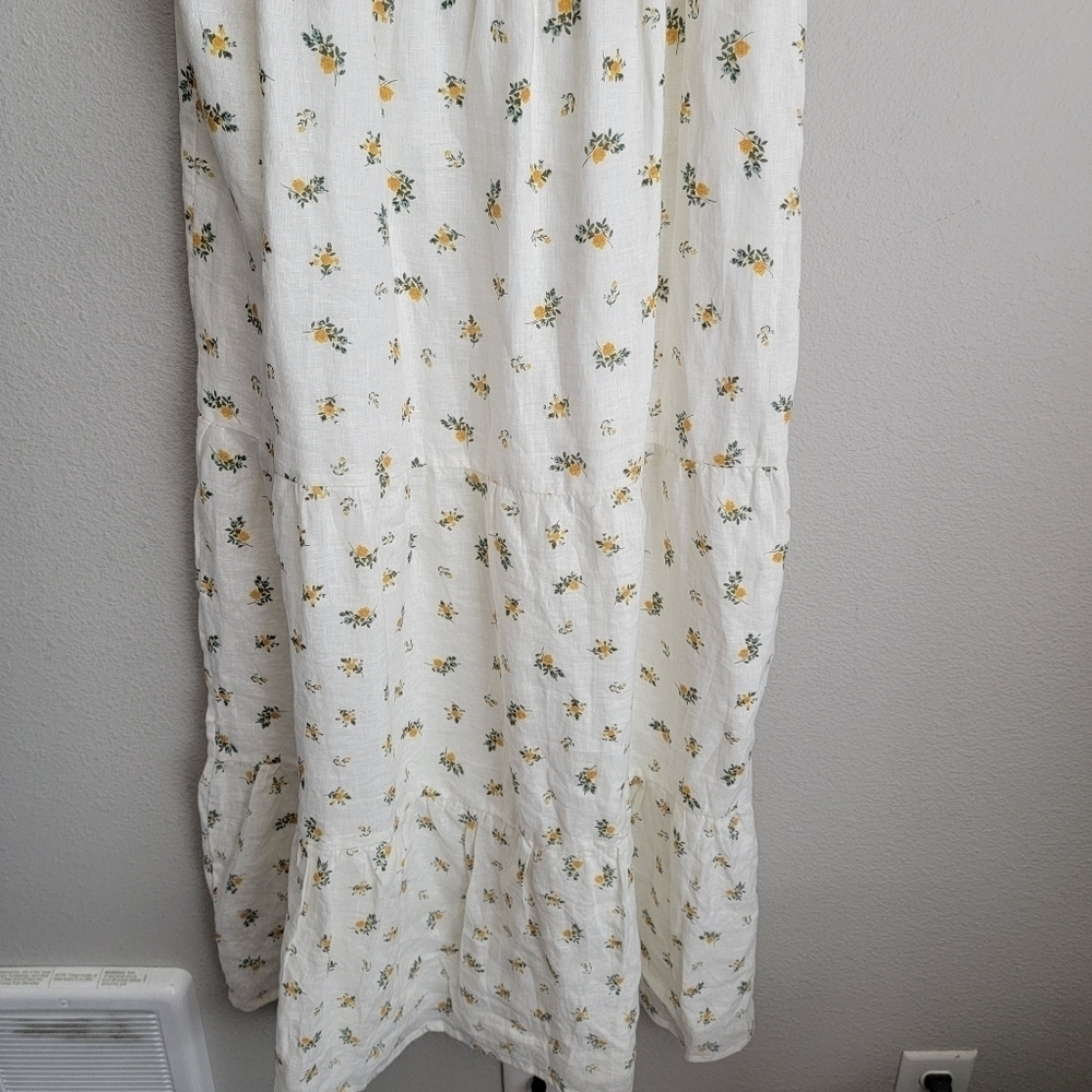 Faithfull the Brand Gianna Midi Dress in Carrie Floral size L NWT - Picture 7 of 11